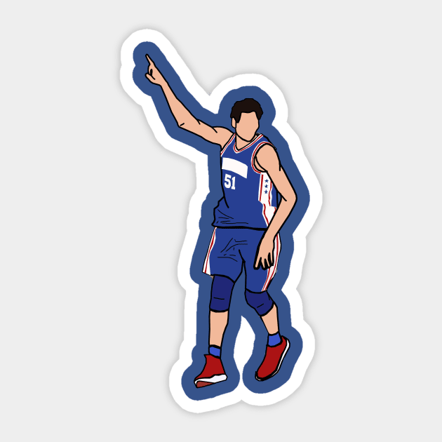 Boban Marjanovic - NBA Philadelphia 76ers Sticker by xavierjfong